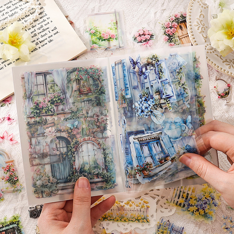 Garden Journal Planner - 20 ورقة من ملصقات حديقة الزهور