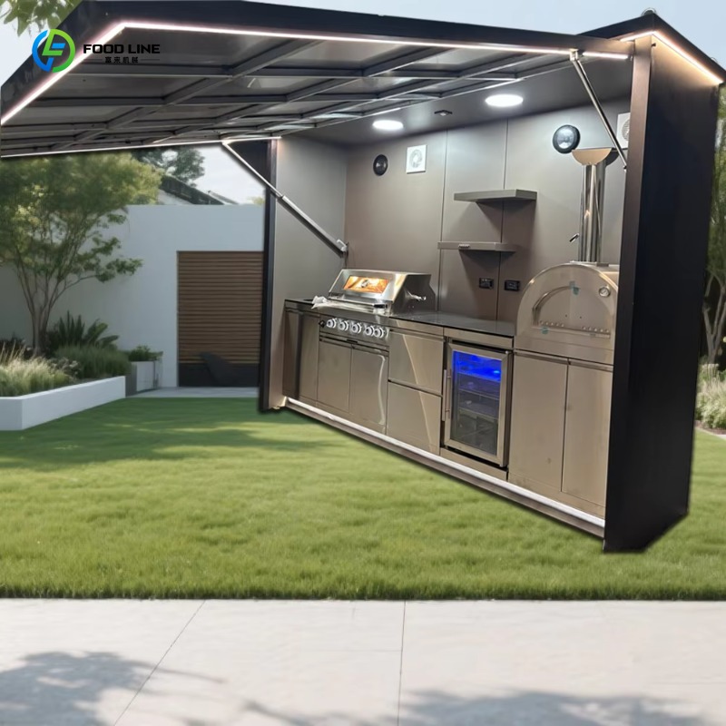Smart Garden Kitchen - خزانة مطبخ خارجية ذكية قابلة للطي