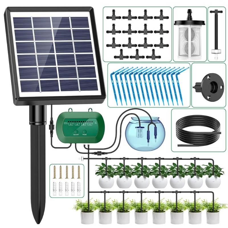 Smart Garden Greenhouse - طقم الري الذكي بالطاقة الشمسية 6