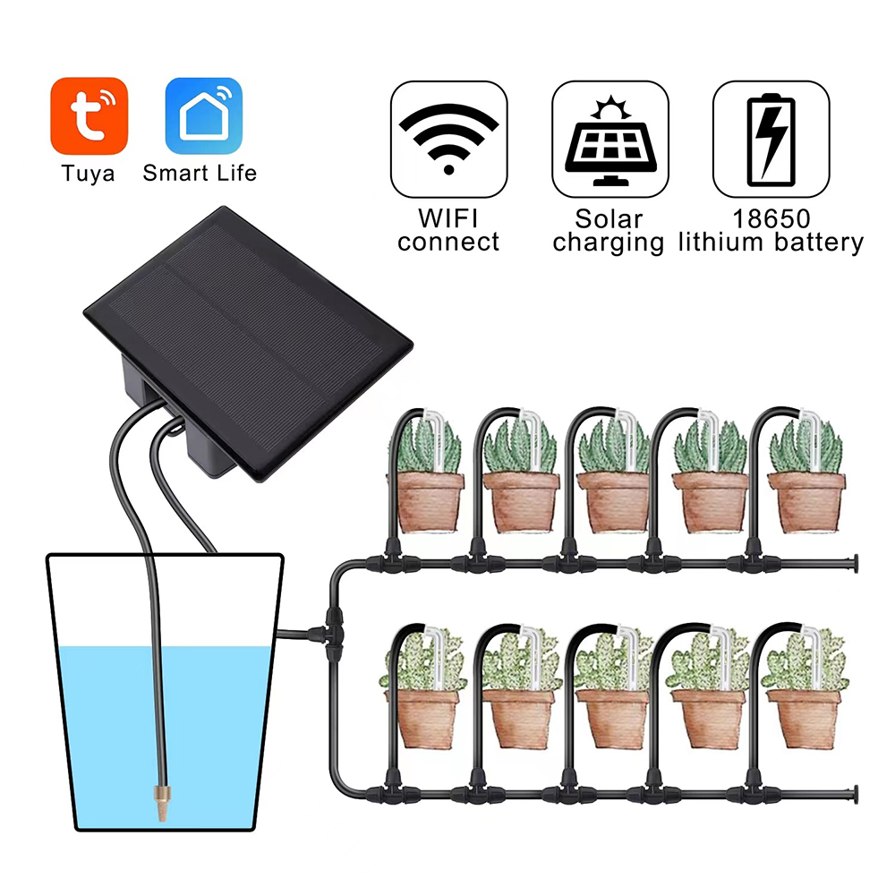 Smart Garden Iot - Tuya WiFi مضخة المياه بالطاقة الشمسية