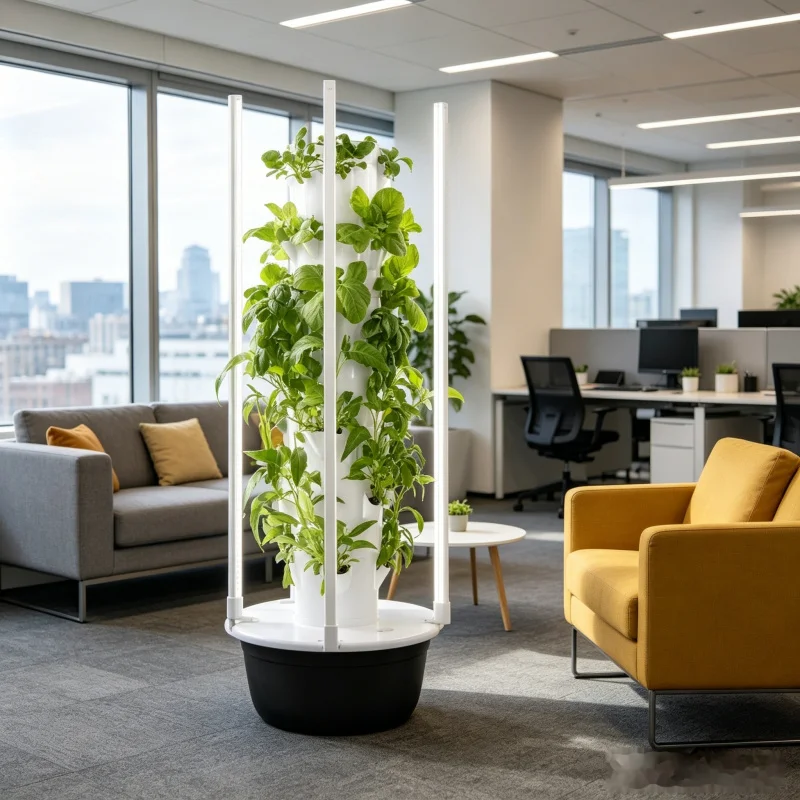 حديقة هيدروبونية عمودية من 5 ط - مراجعة Smart Garden Vertical Planter وسعره