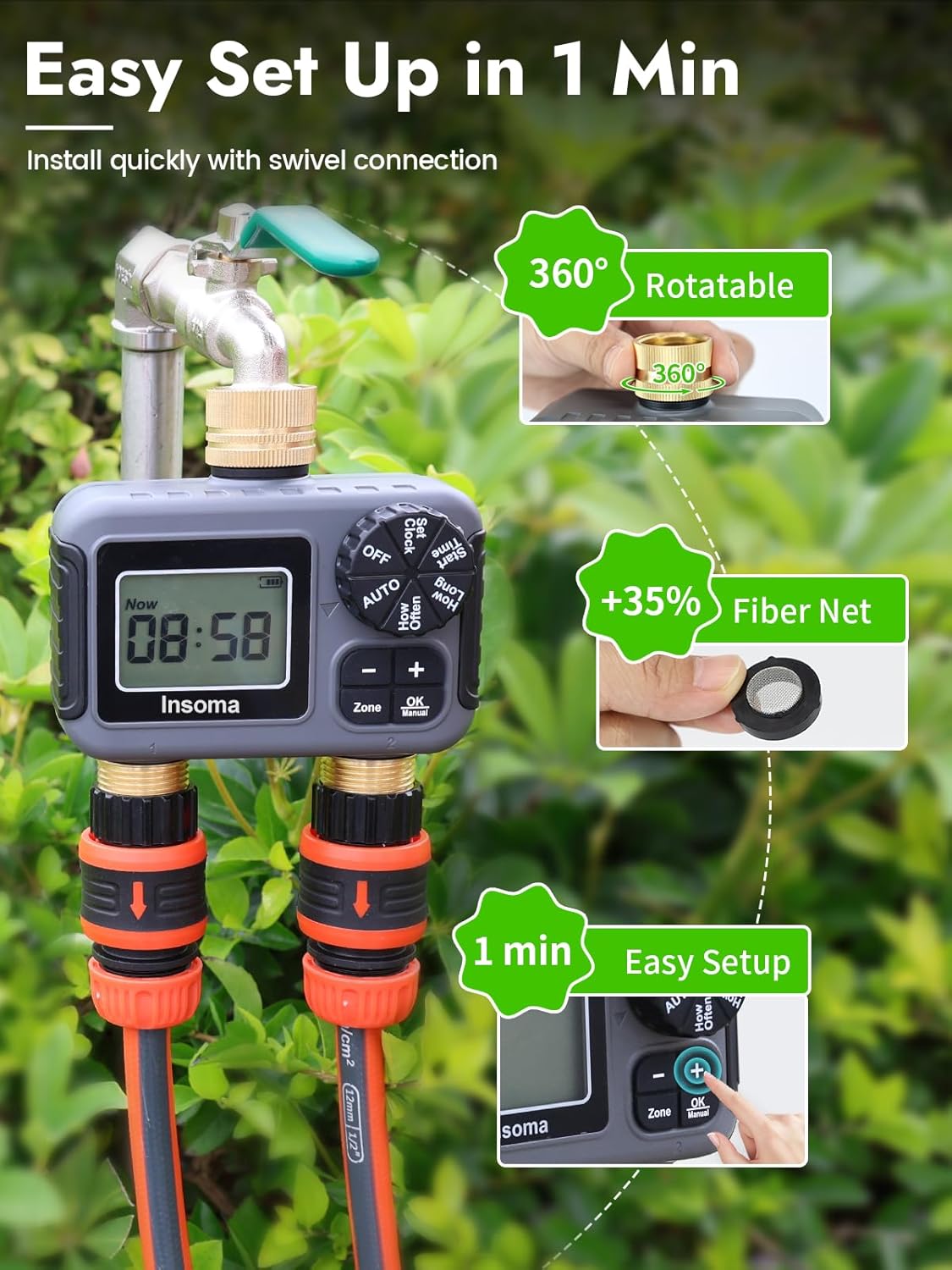 نظام الري الذكي من إنسوما، منا - مراجعة Smart Garden Iot وسعره