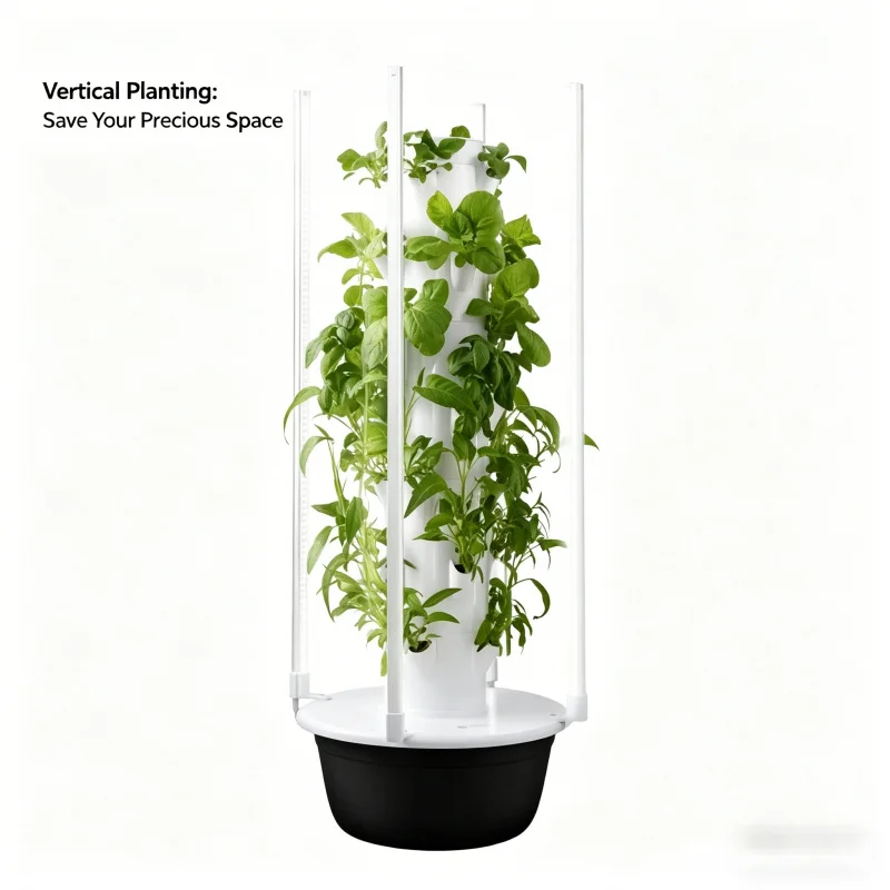 برج زراعة مائية ذكي بخمس طبقات - مراجعة Smart Garden Vertical Planter وسعره