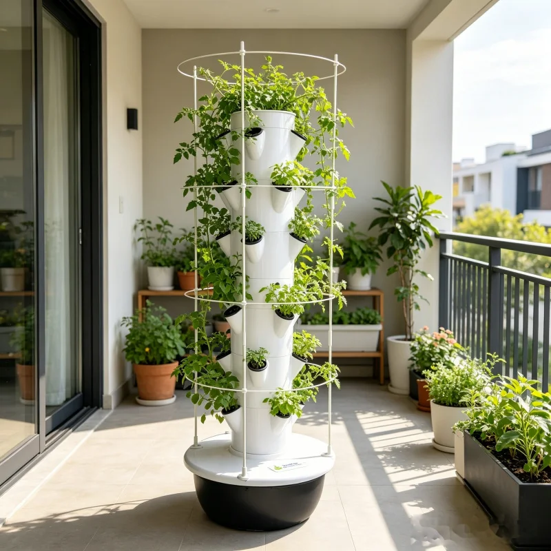 برج زراعة عمودي ذكي بـ 9 طبقات - مراجعة Smart Garden Vertical Planter وسعره