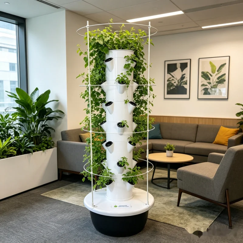 برج زراعة عمودي ذكي بـ 9 طبقات - مراجعة Smart Garden Vertical Planter وسعره