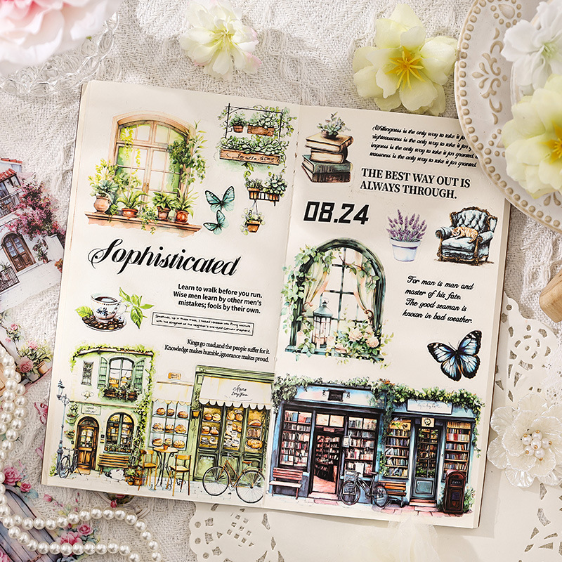 20 ورقة من ملصقات حديقة الزهور - مراجعة Garden Journal Planner وسعره