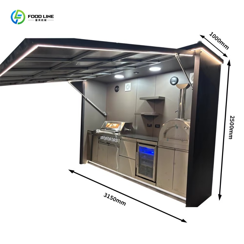 خزانة مطبخ خارجية ذكية قابلة ل - مراجعة Smart Garden Kitchen وسعره