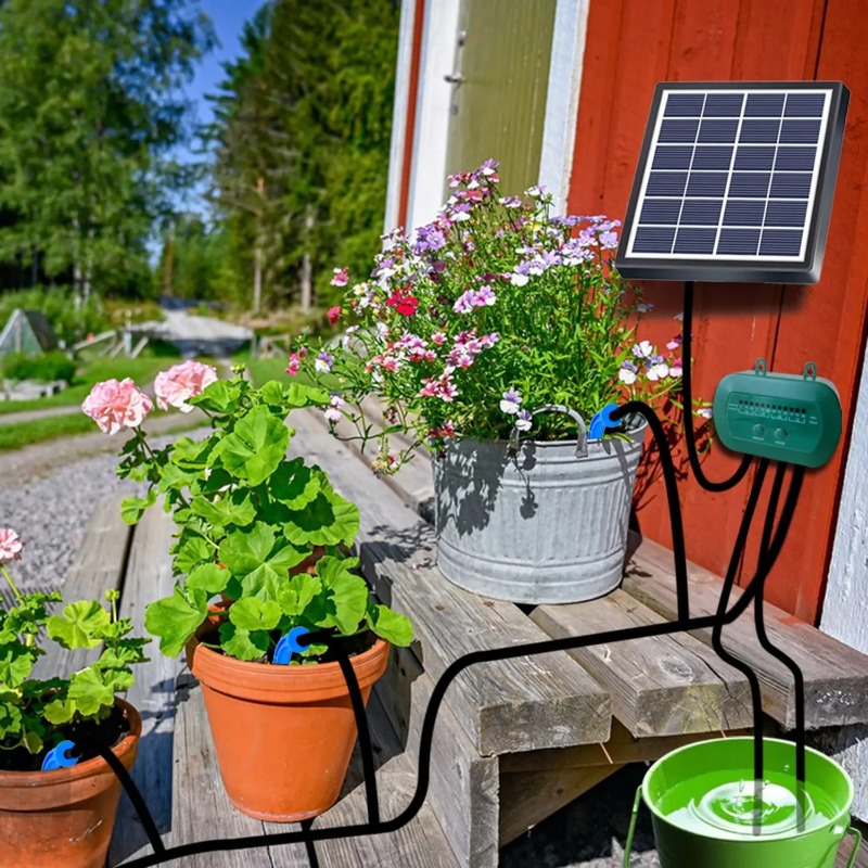 طقم الري الذكي بالطاقة الشمسية - مراجعة Smart Garden Greenhouse وسعره