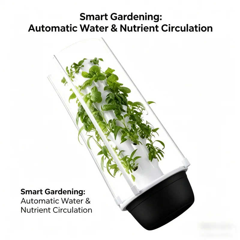 نظام زراعة عمودي ذكي من SpaceT - مراجعة Smart Garden Vertical Planter وسعره