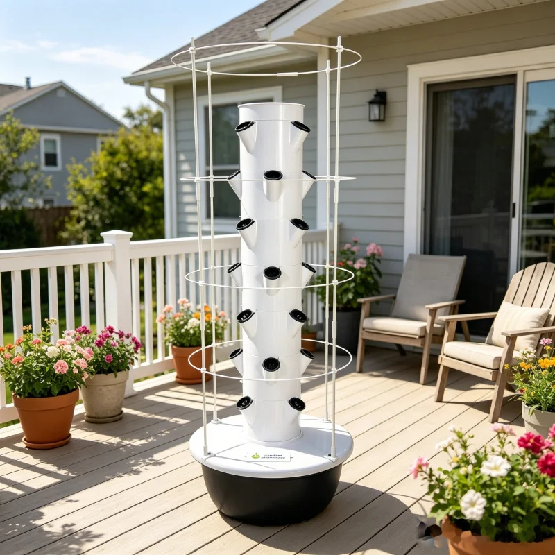 برج زراعة عمودي هيدروبونيك من  - مراجعة Smart Garden Vertical Planter وسعره