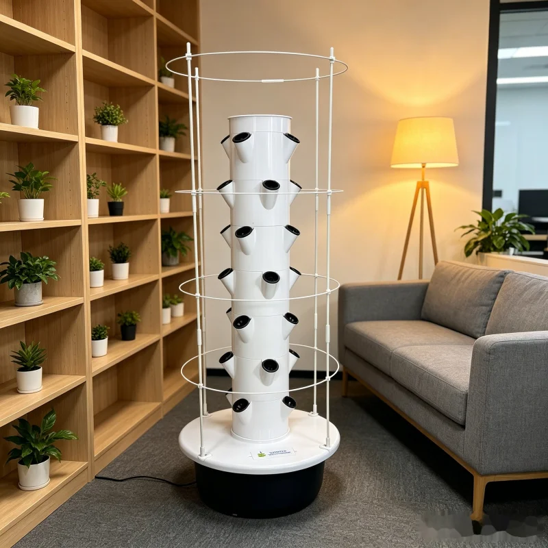 برج زراعة عمودي هيدروبونيك من  - مراجعة Smart Garden Vertical Planter وسعره