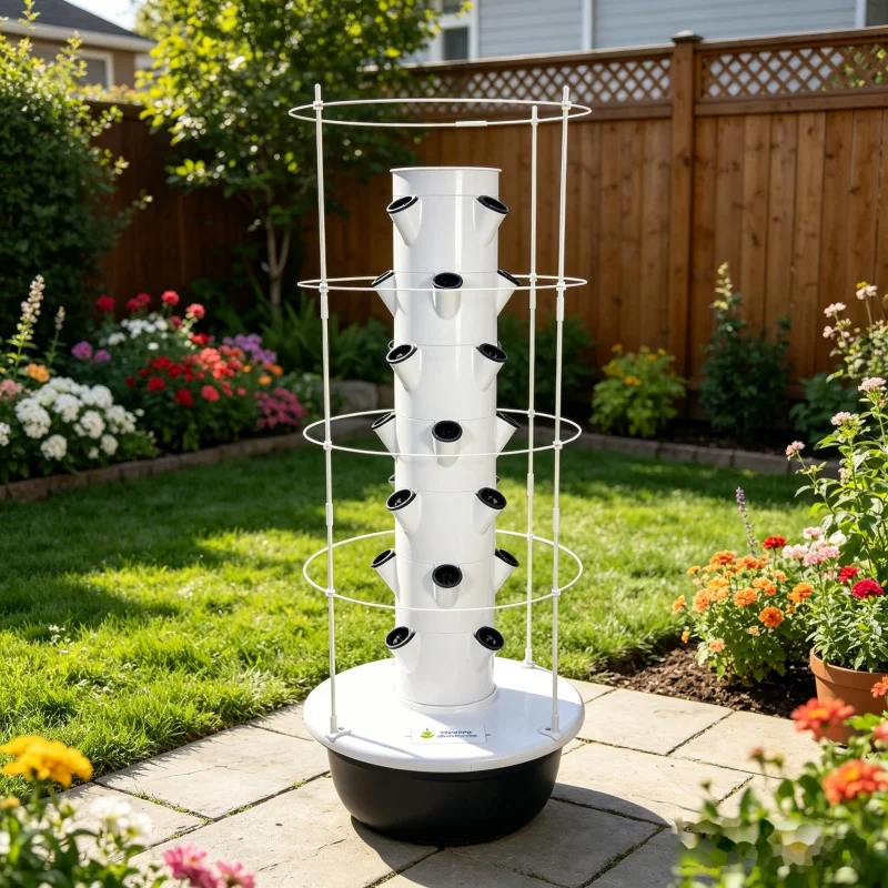 برج زراعة عمودي هيدروبونيك من  - مراجعة Smart Garden Vertical Planter وسعره
