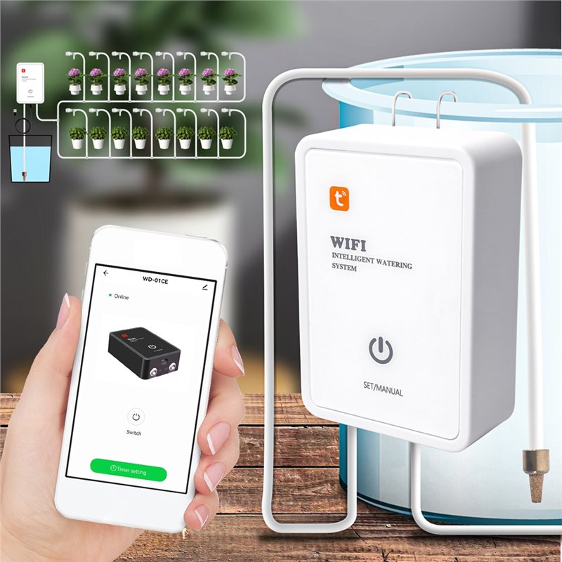 جهاز ABMR-Tuya الذكي للتحكم في - مراجعة Smart Garden Watering System وسعره