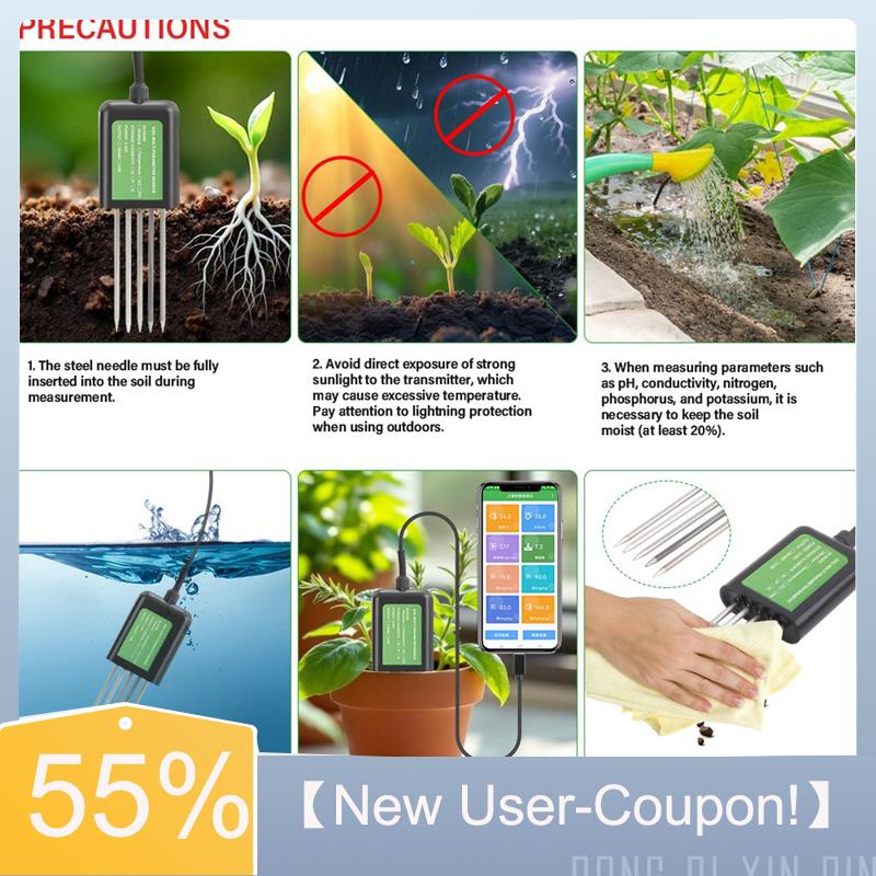 A81M جديد-التربة مقياس درجة ال - مراجعة Smart Garden Nutrients وسعره