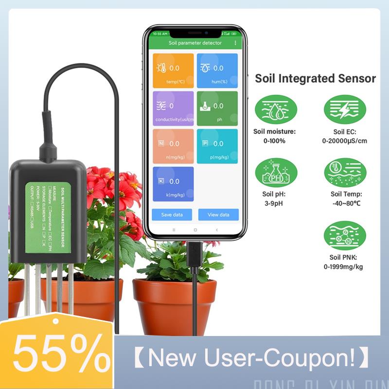 A81M جديد-التربة مقياس درجة ال - مراجعة Smart Garden Nutrients وسعره