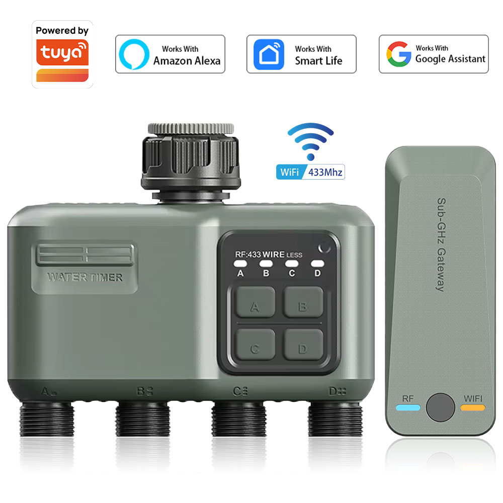 مؤقت ري رقمي قابل للبرمجة بـ 4 - مراجعة Smart Garden Watering System وسعره