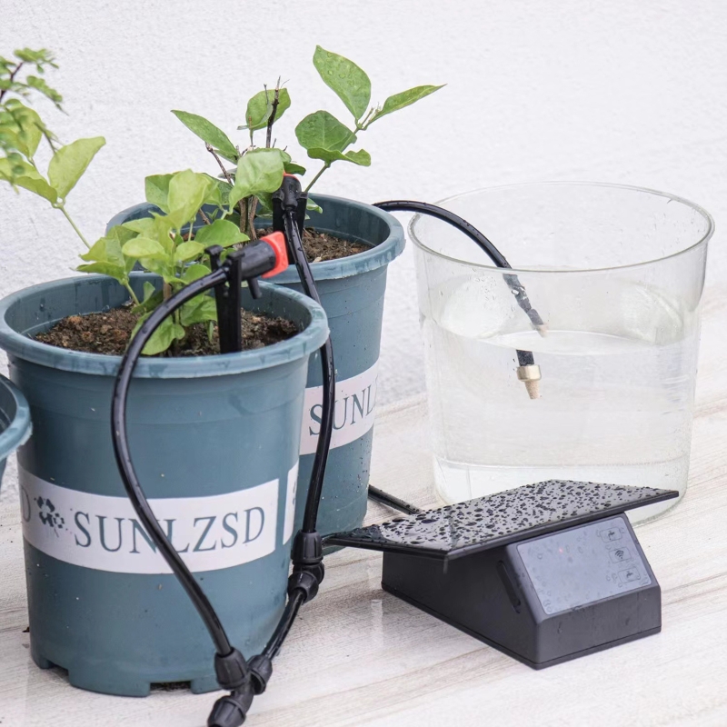 WIFI الشمسية التلقائي آلة الري - مراجعة Smart Garden Watering System وسعره