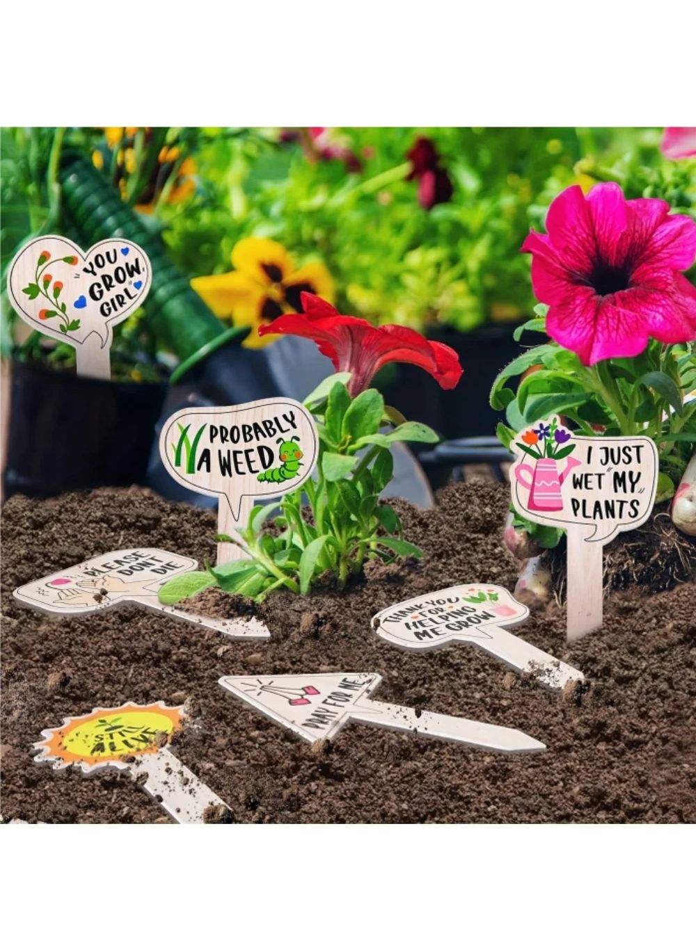 5/10 قطعة ملصقات نباتية للزهور - مراجعة Garden Journal Planner وسعره