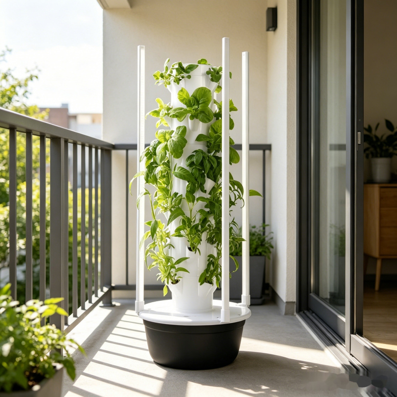برج زراعة عمودي هيدروبونيك من  - مراجعة Smart Garden Vertical Planter وسعره