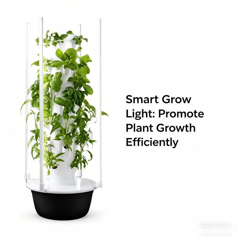 برج زراعة عمودي هيدروبونيك من  - مراجعة Smart Garden Vertical Planter وسعره